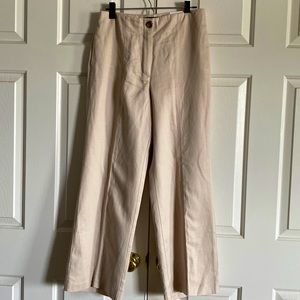 NWT Ann Taylor tan wide leg pants